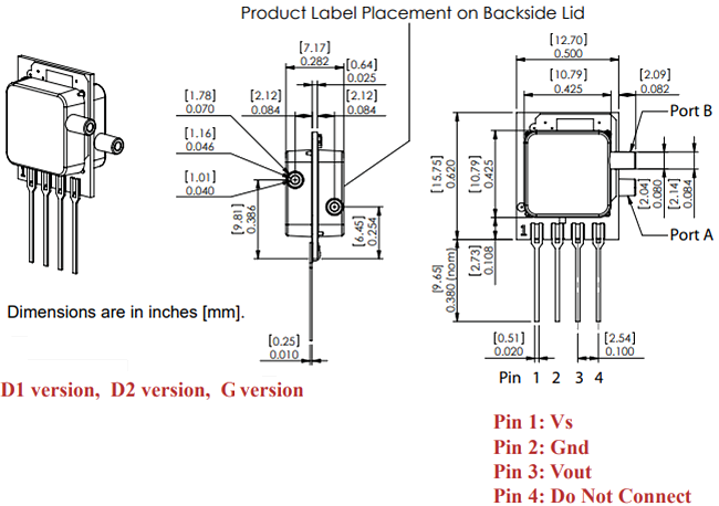 Amphenol All Sensors MAMP Pressure Sensors Amphenol All Sensors MAMP Pressure Sensors